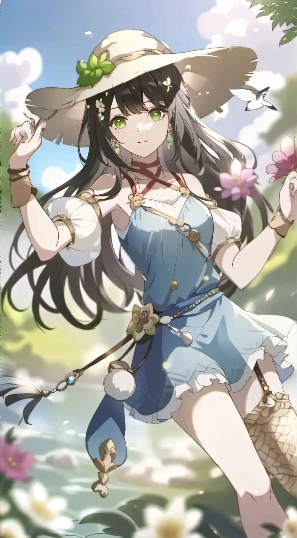 ai character: Lucía background