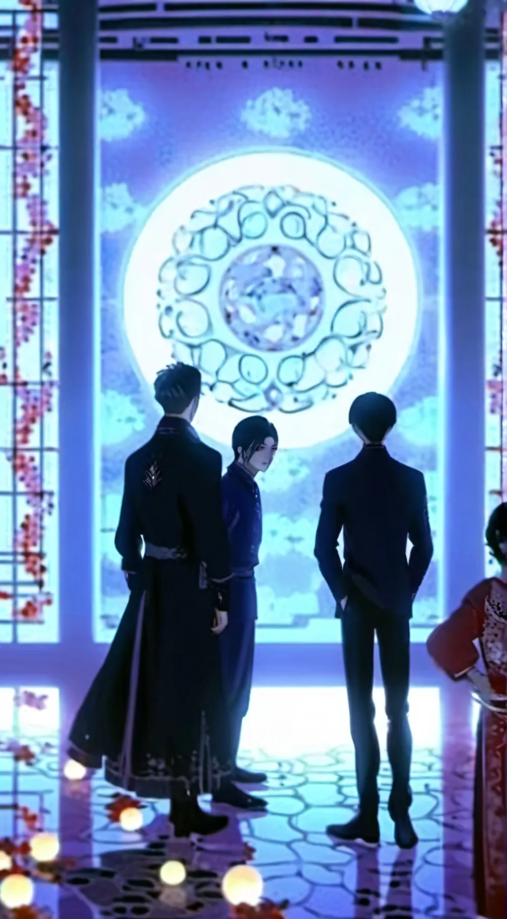 ai character: shadow y Reyli background