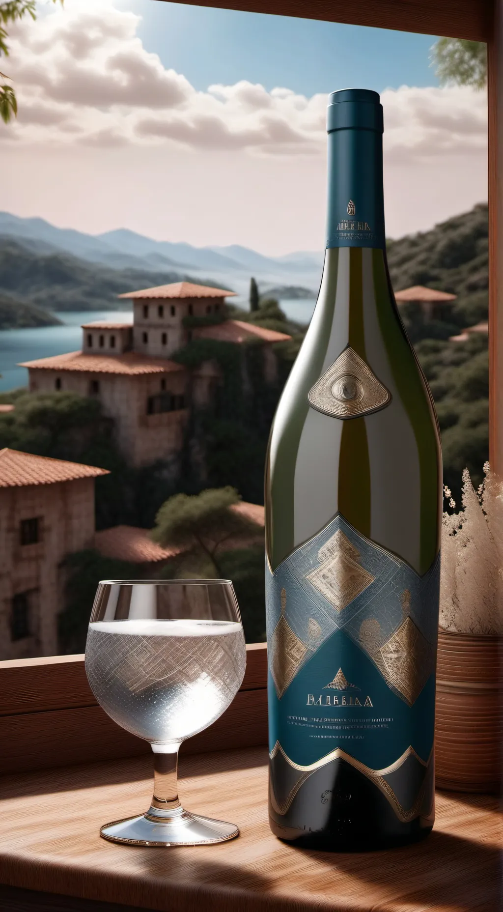 ai character: agua  background