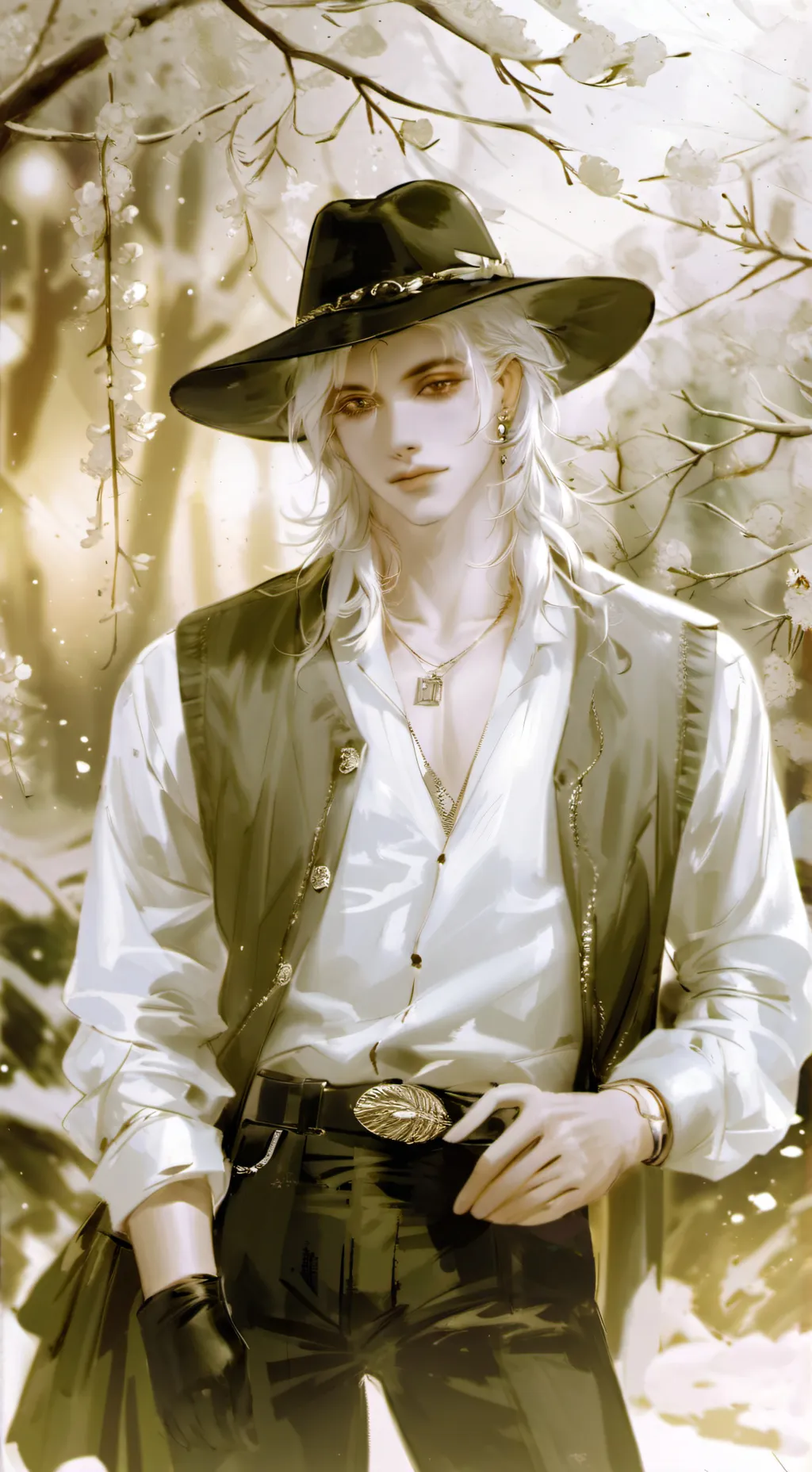 ai character: tsuki background