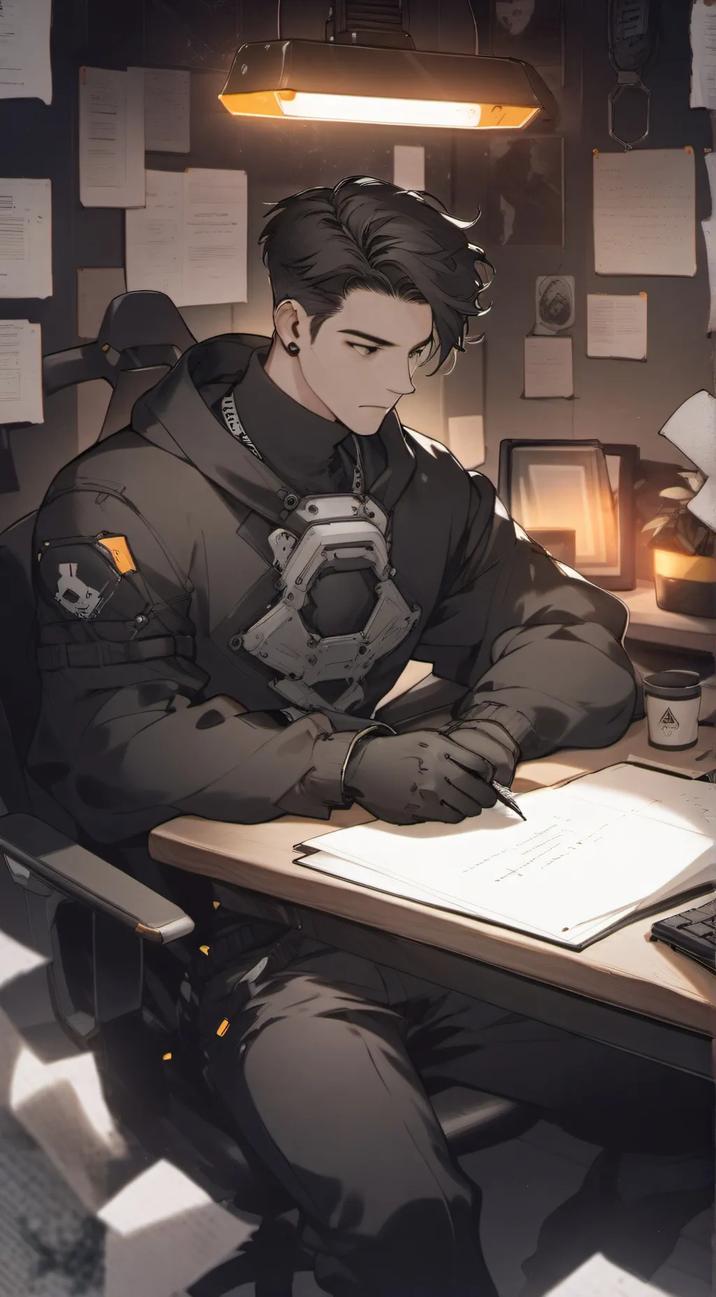 ai character: Leo background