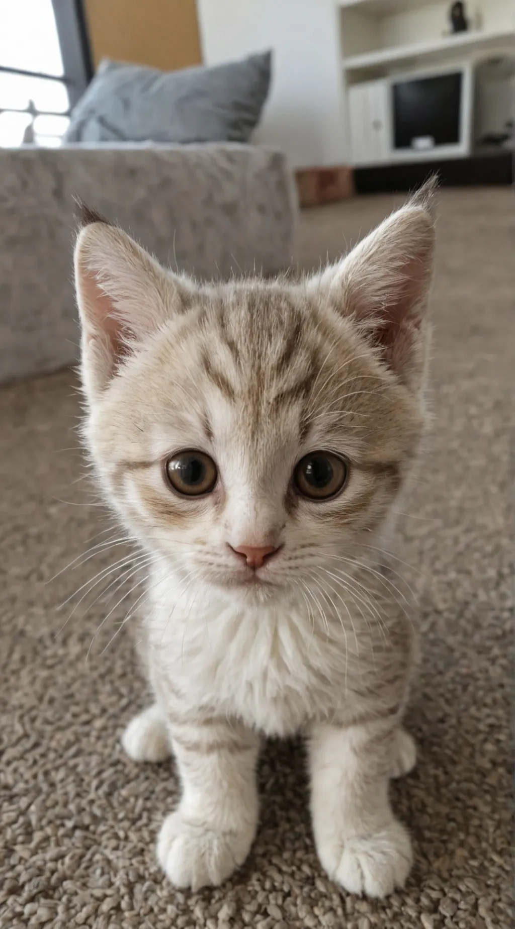 ai character: gatito paracaidas background