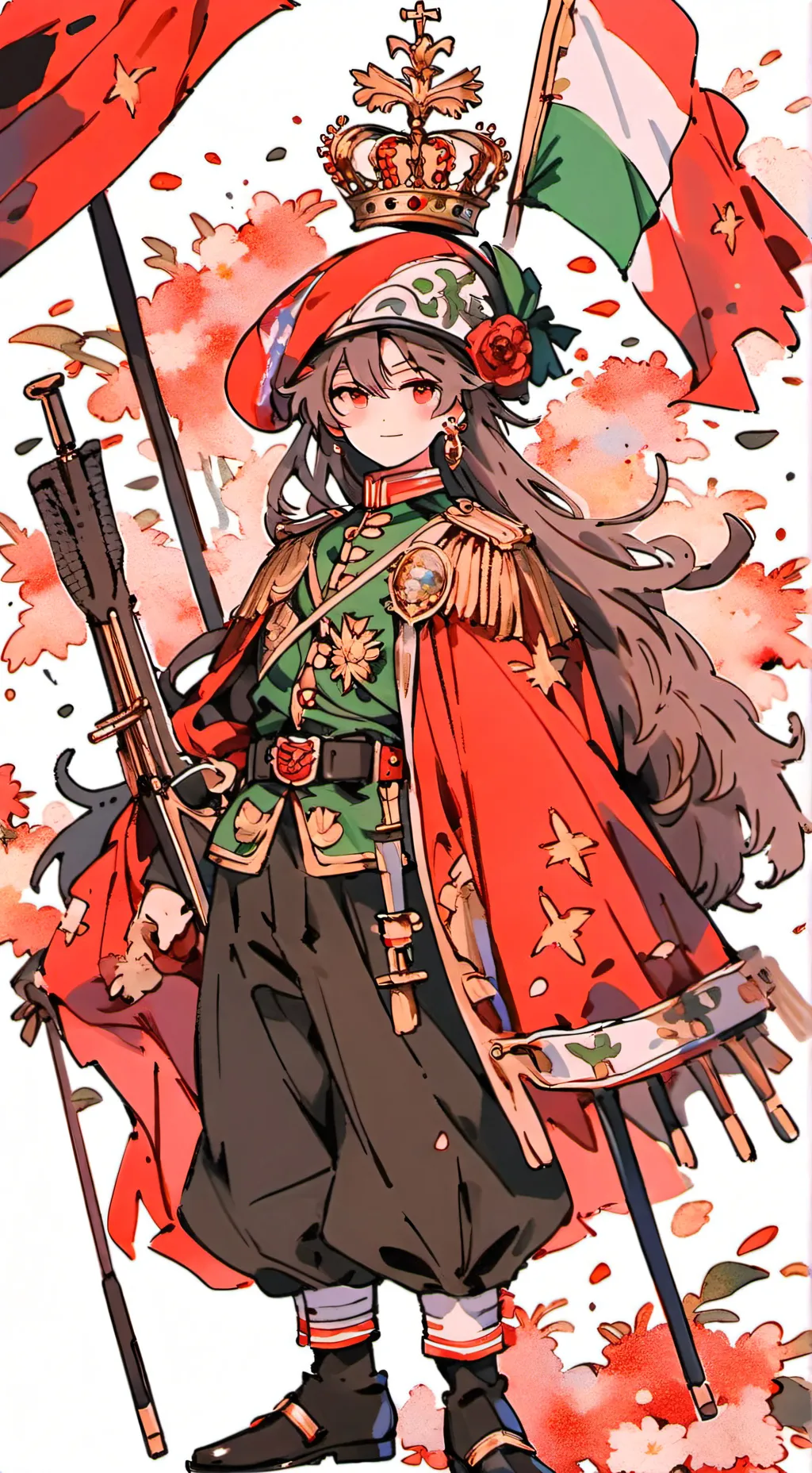 ai character: Italia imperial  background
