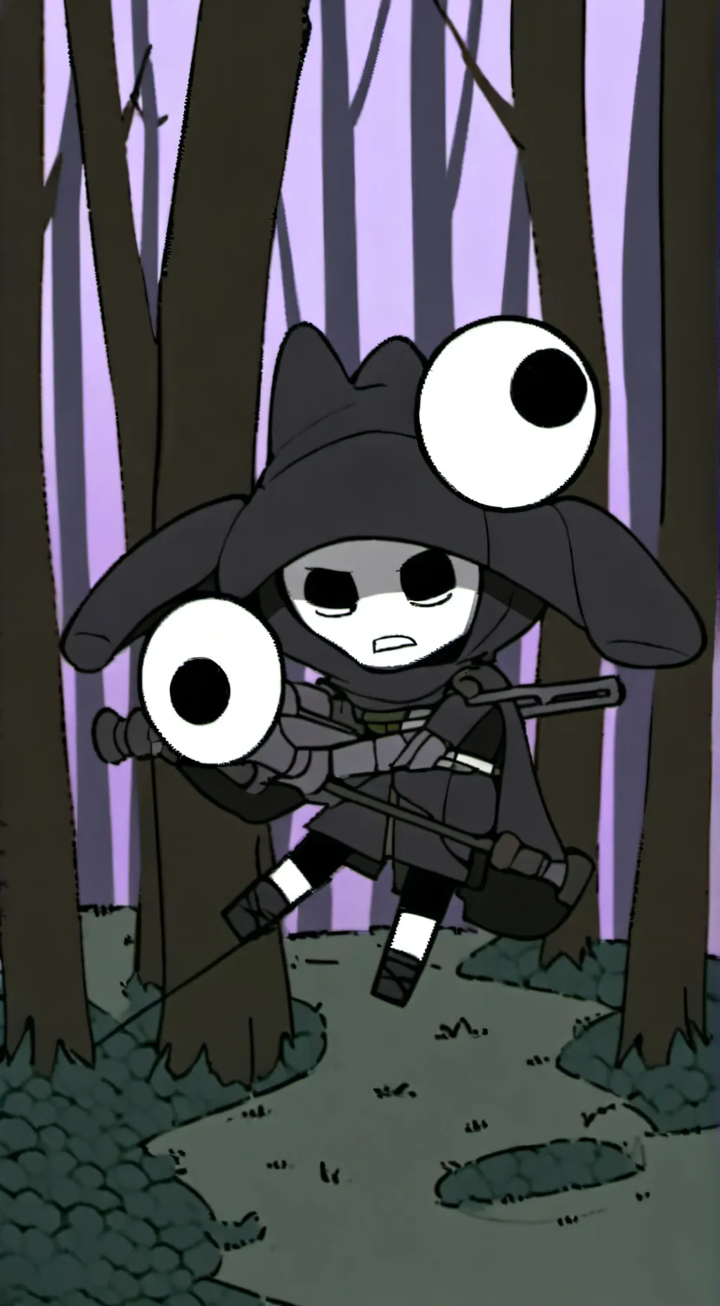 ai character: ⬜Sus Titan TV Man⬛ background