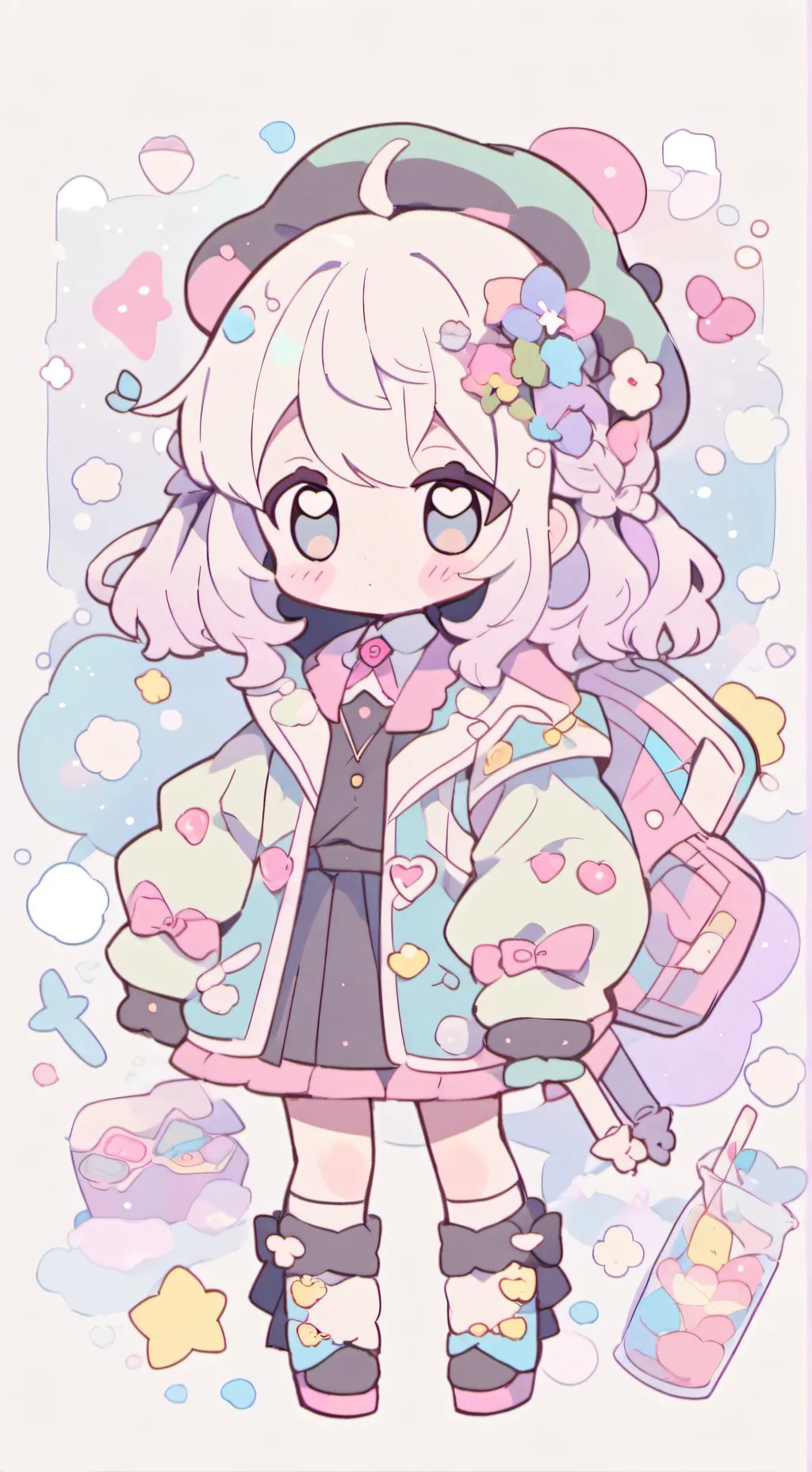 ai character: hybride chat background