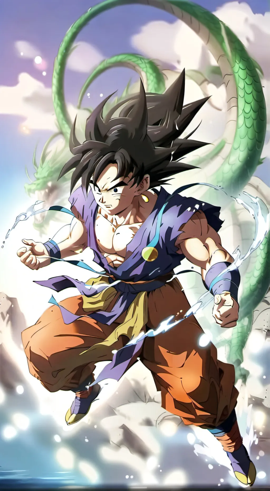 ai character: Goku  background