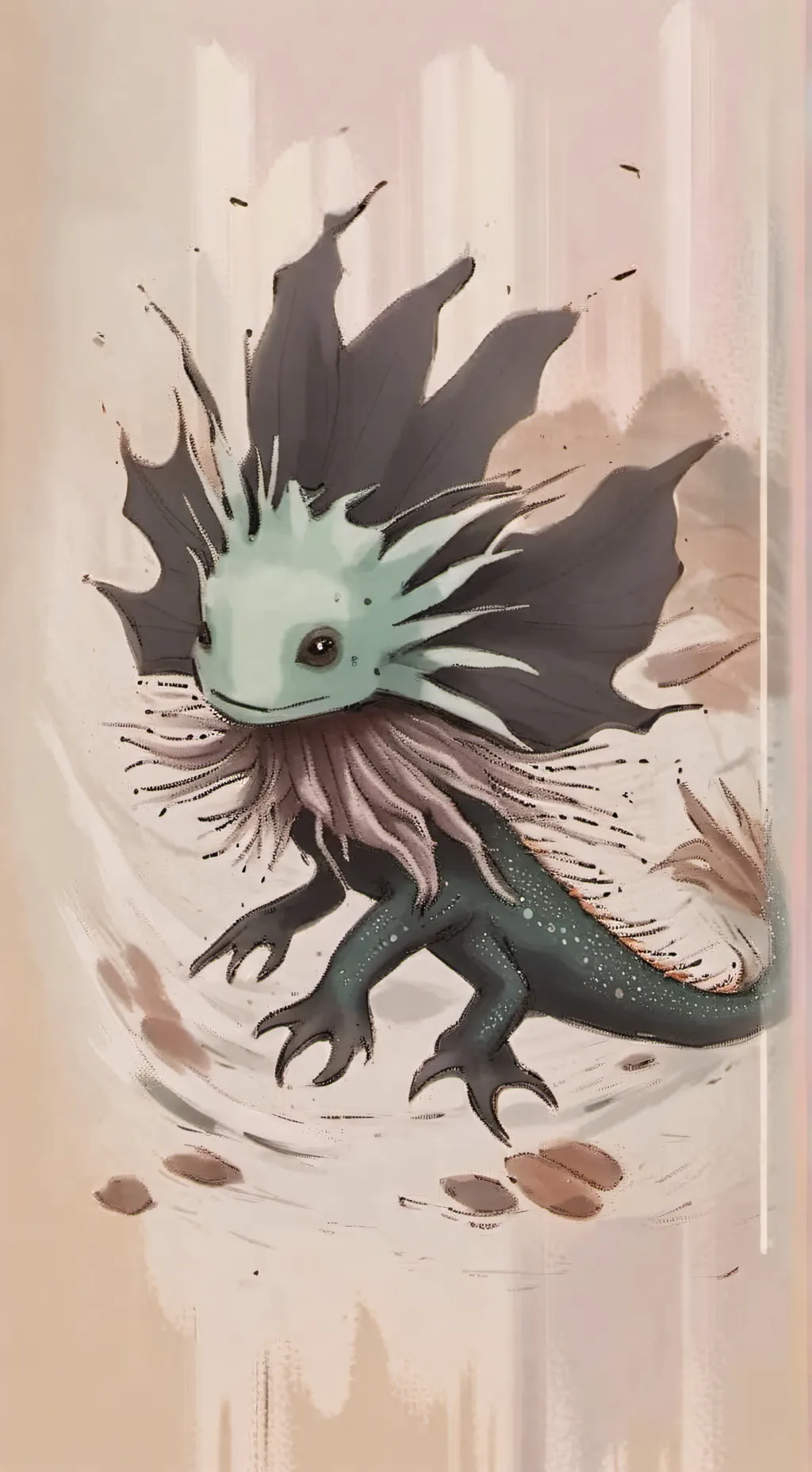 ai character: beans background