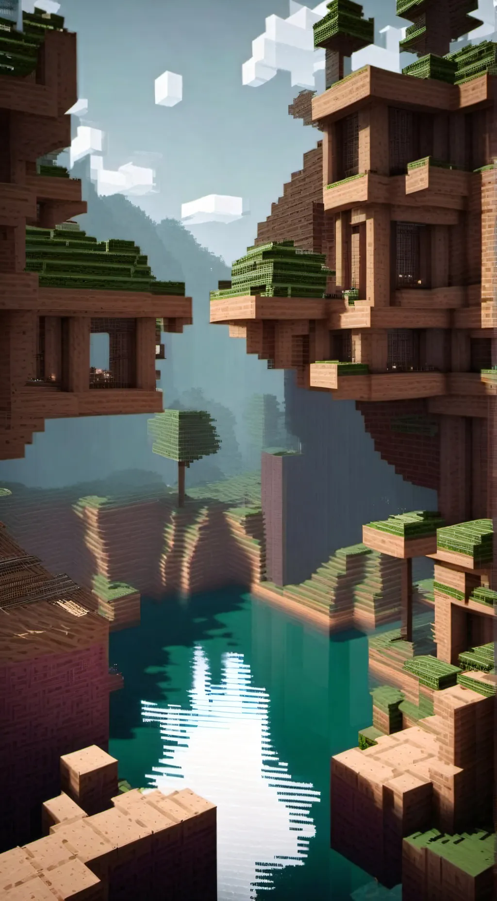 ai character: Minecraft mha XD  background