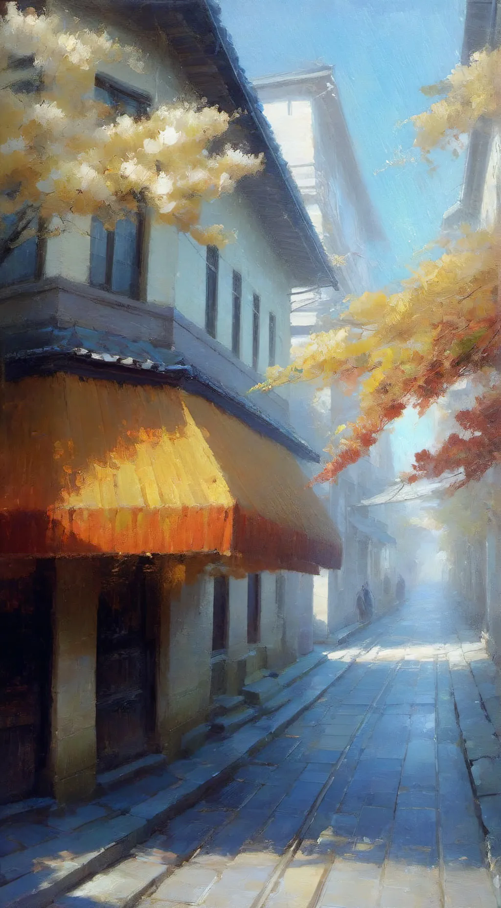 ai character: japan life background