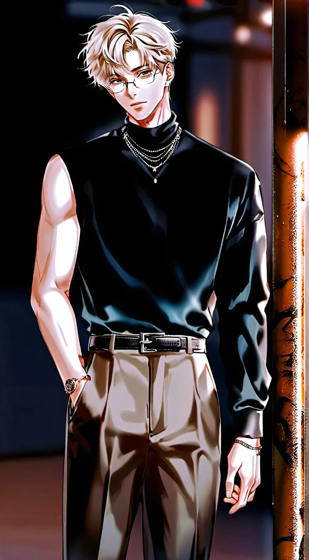 ai character: Damian background