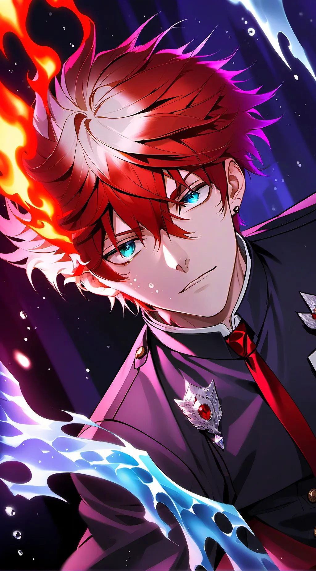 ai character: Todoroki Shoto background