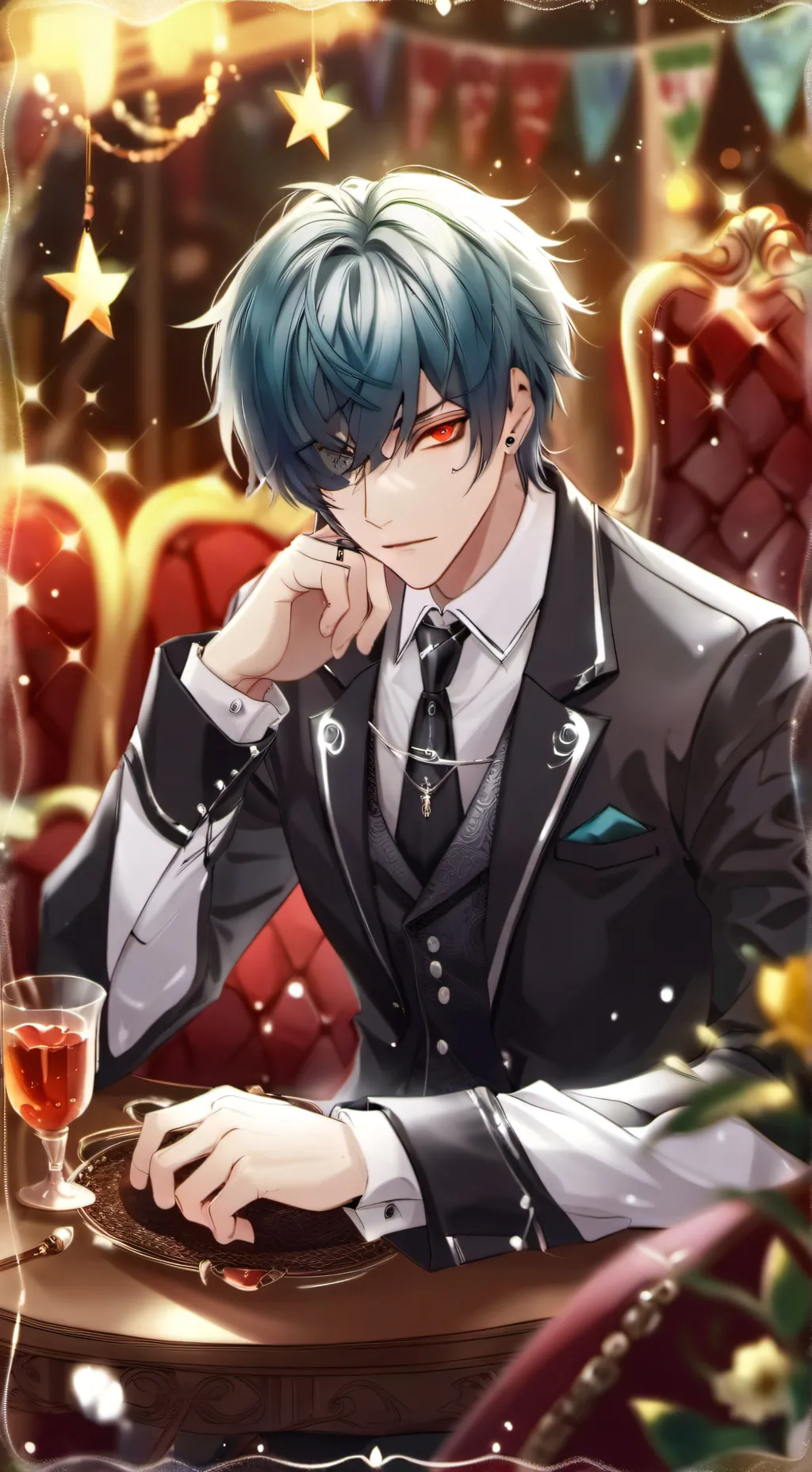 ai character: Lukas  background