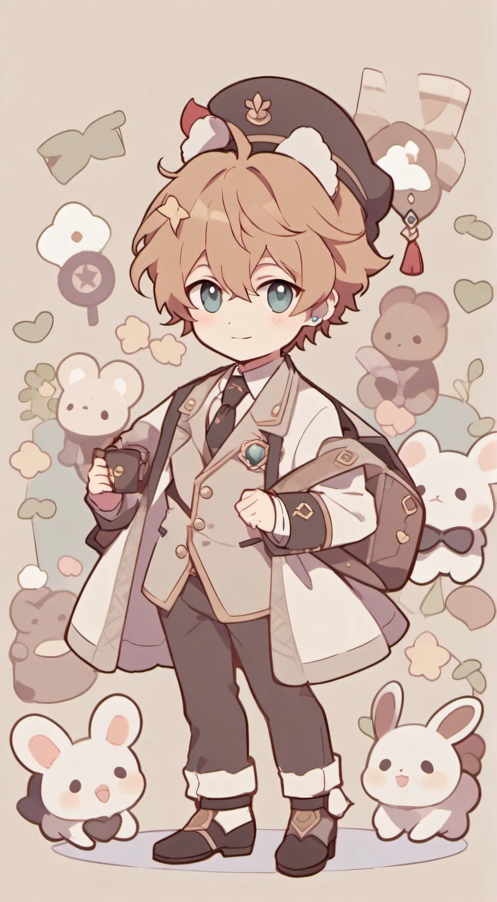 ai character: blue lock background