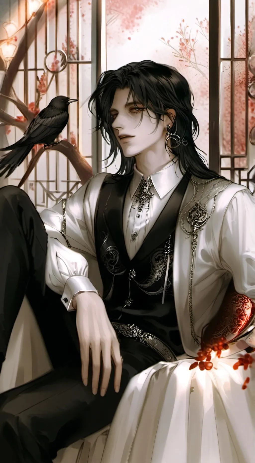 ai character: Mr. Mendez🤍~ background