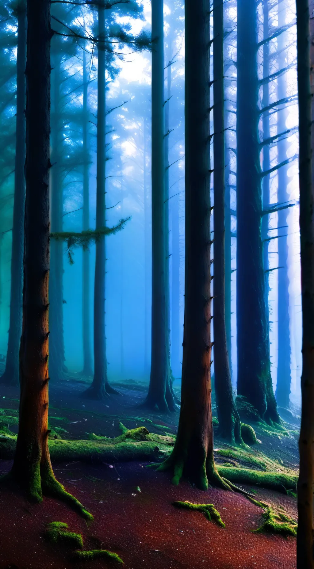 ai character: Blackwood forest background