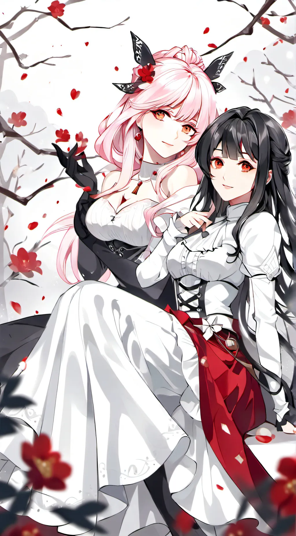 ai character: luz y oscuridad 🌑✨ background