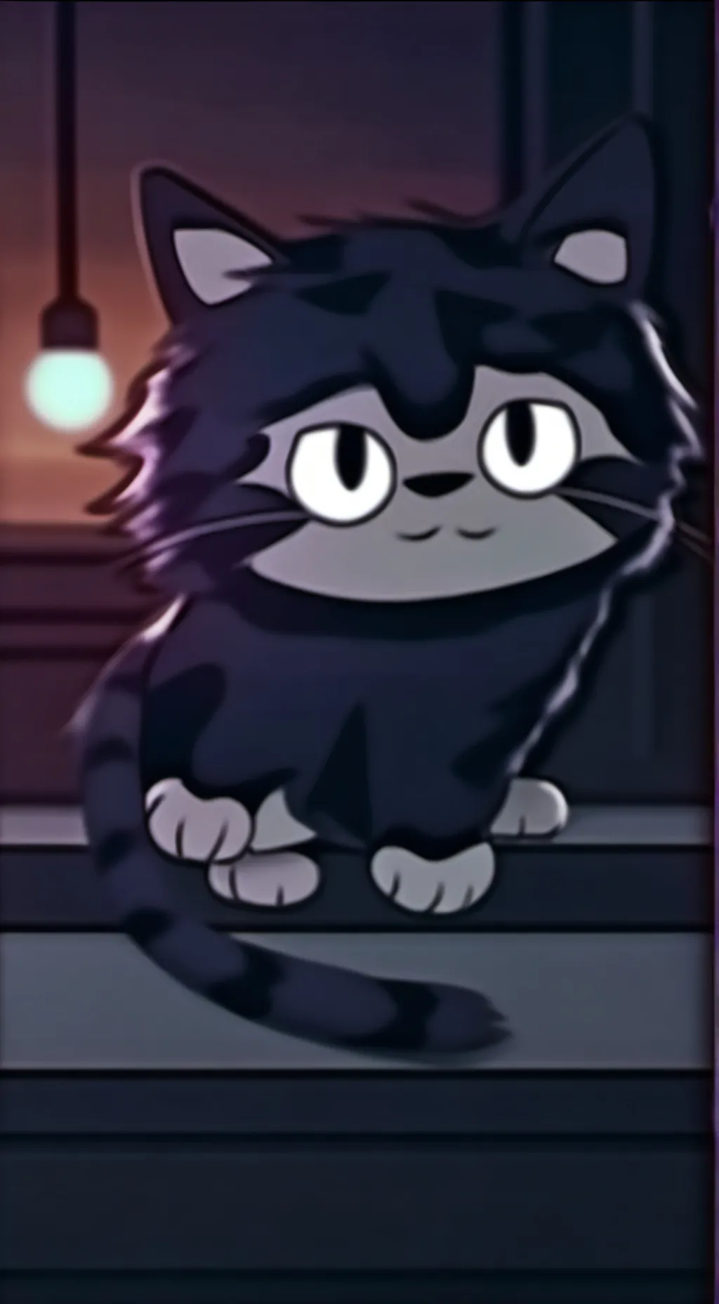 ai character: Eve the Yander Cat background