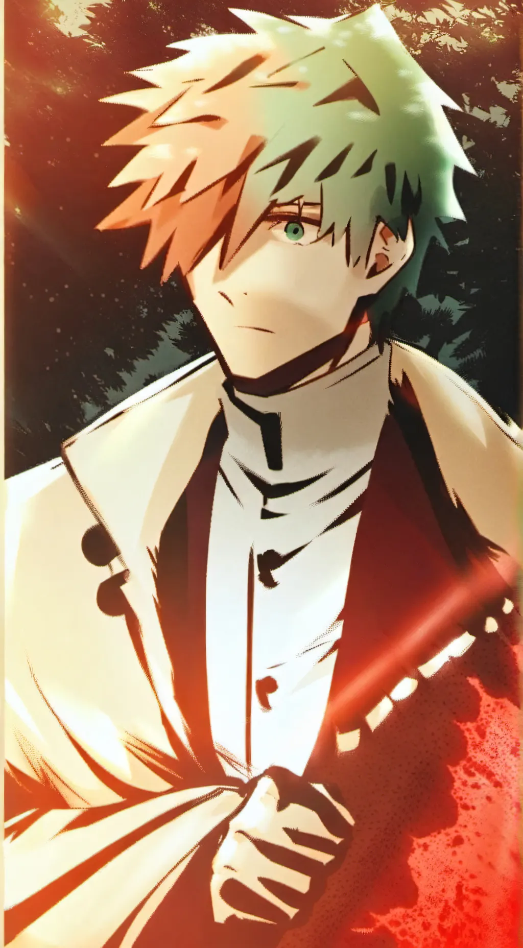 ai character: MHA x FNAF background