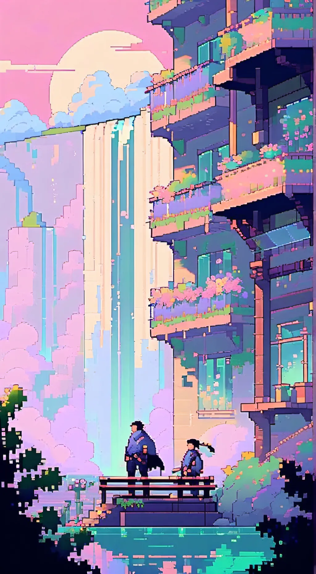 ai character: horror test  background