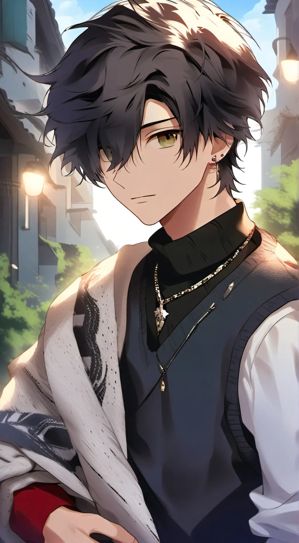 ai character: Lorenzo  background