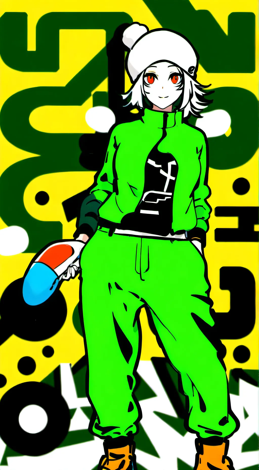 ai character: dandys world  background