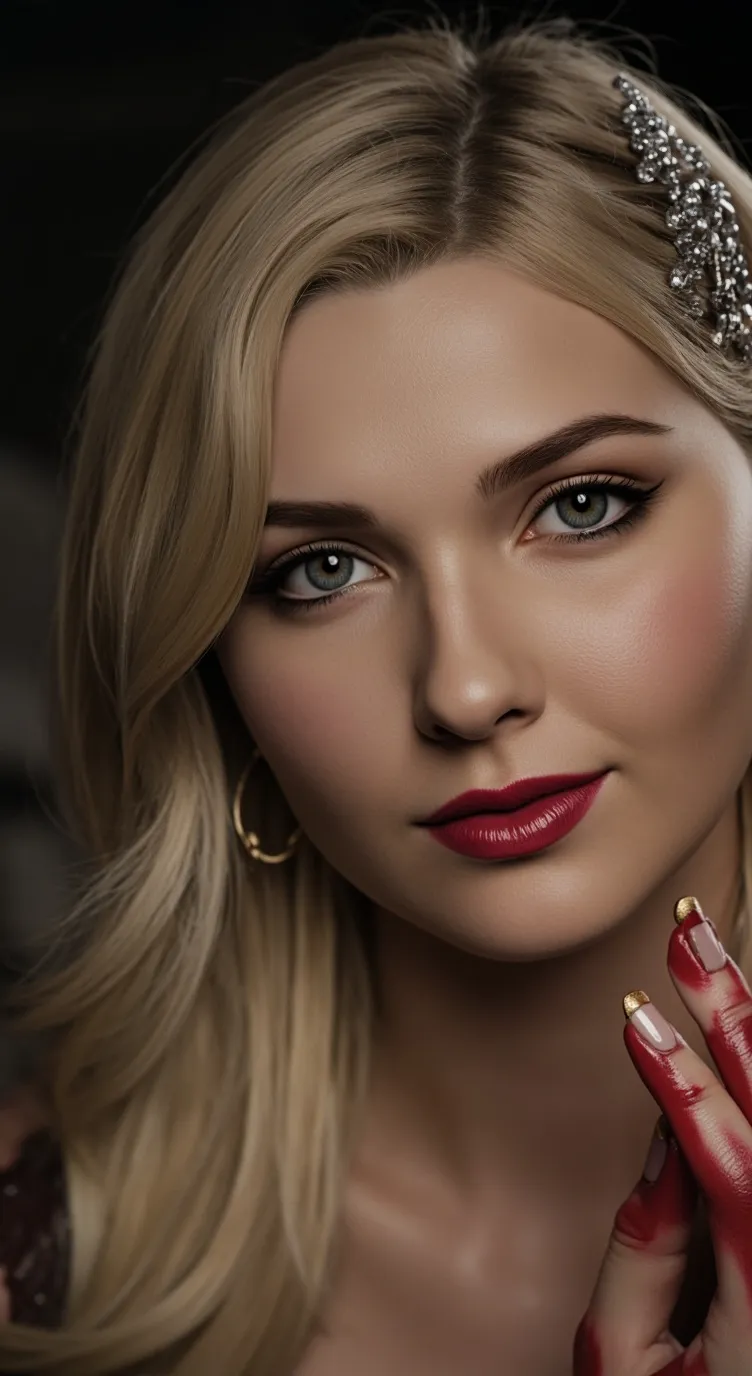 ai character: Chanel #5 background