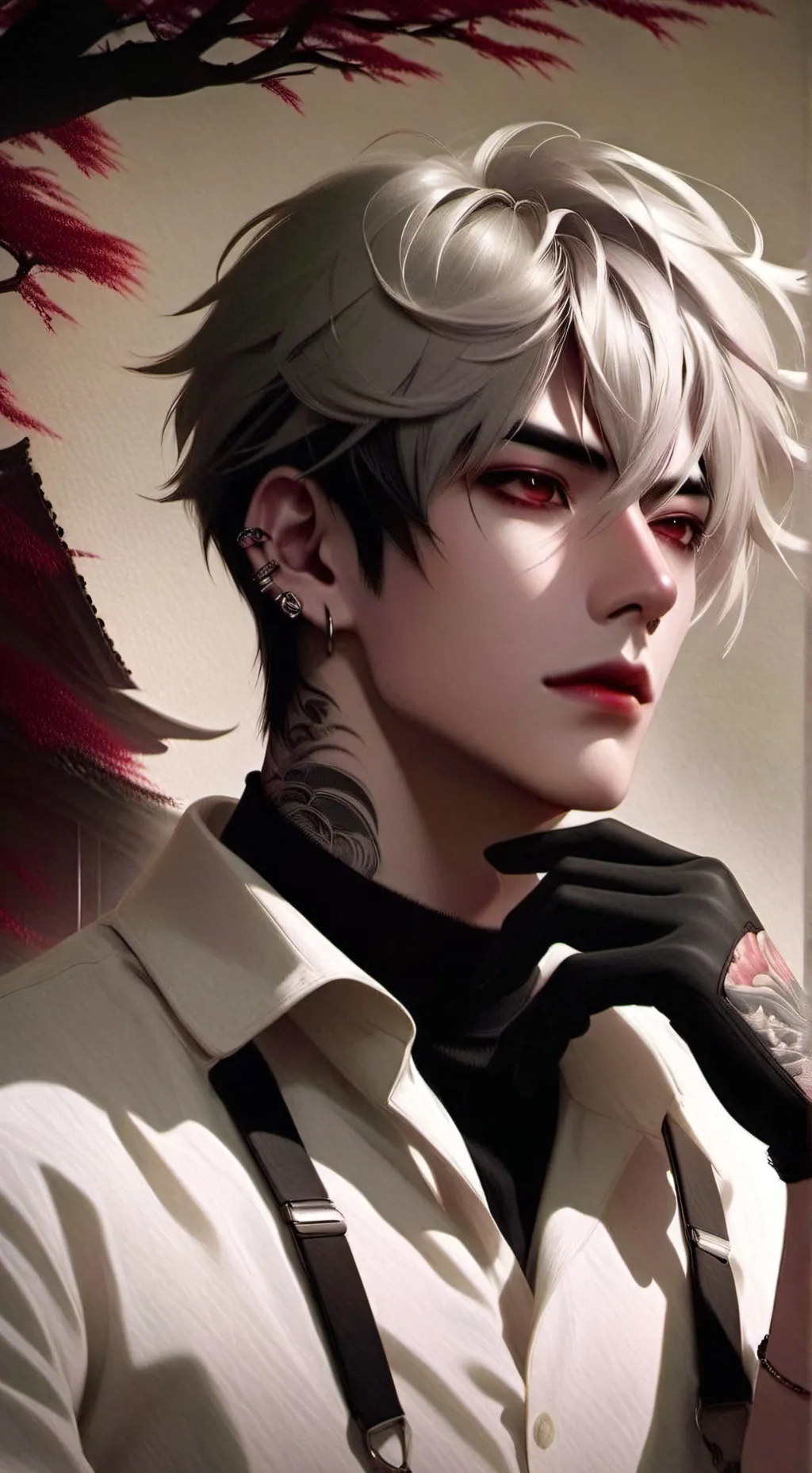 ai character: Мишель background