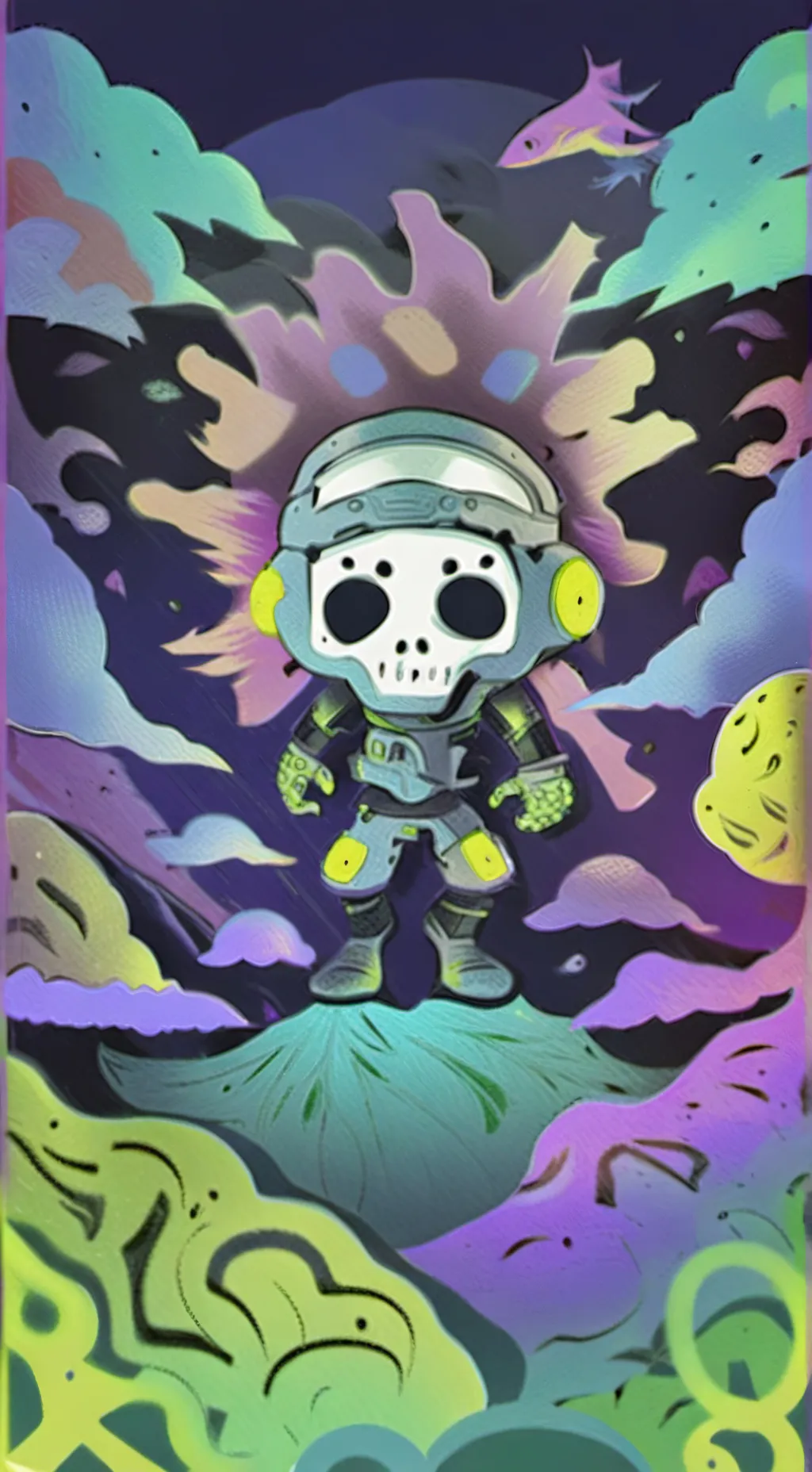 ai character: forsaken hates u- background