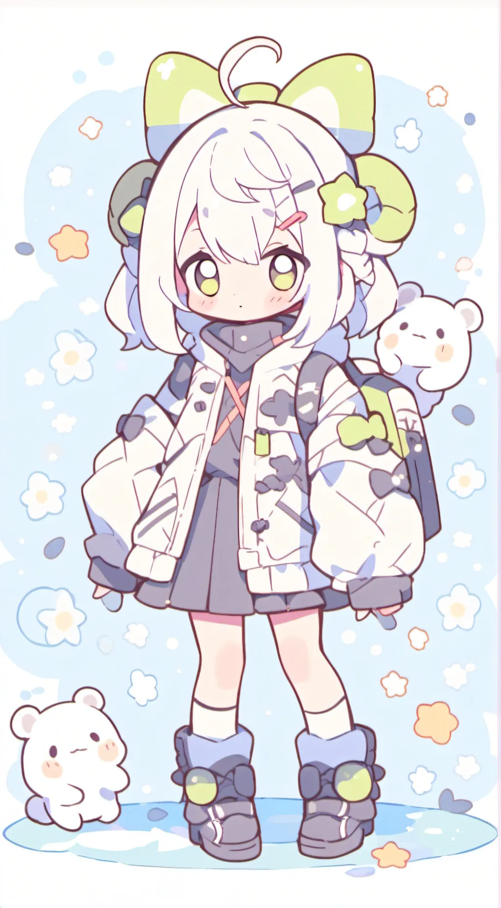 ai character: FORSAKEN SWAP AU background