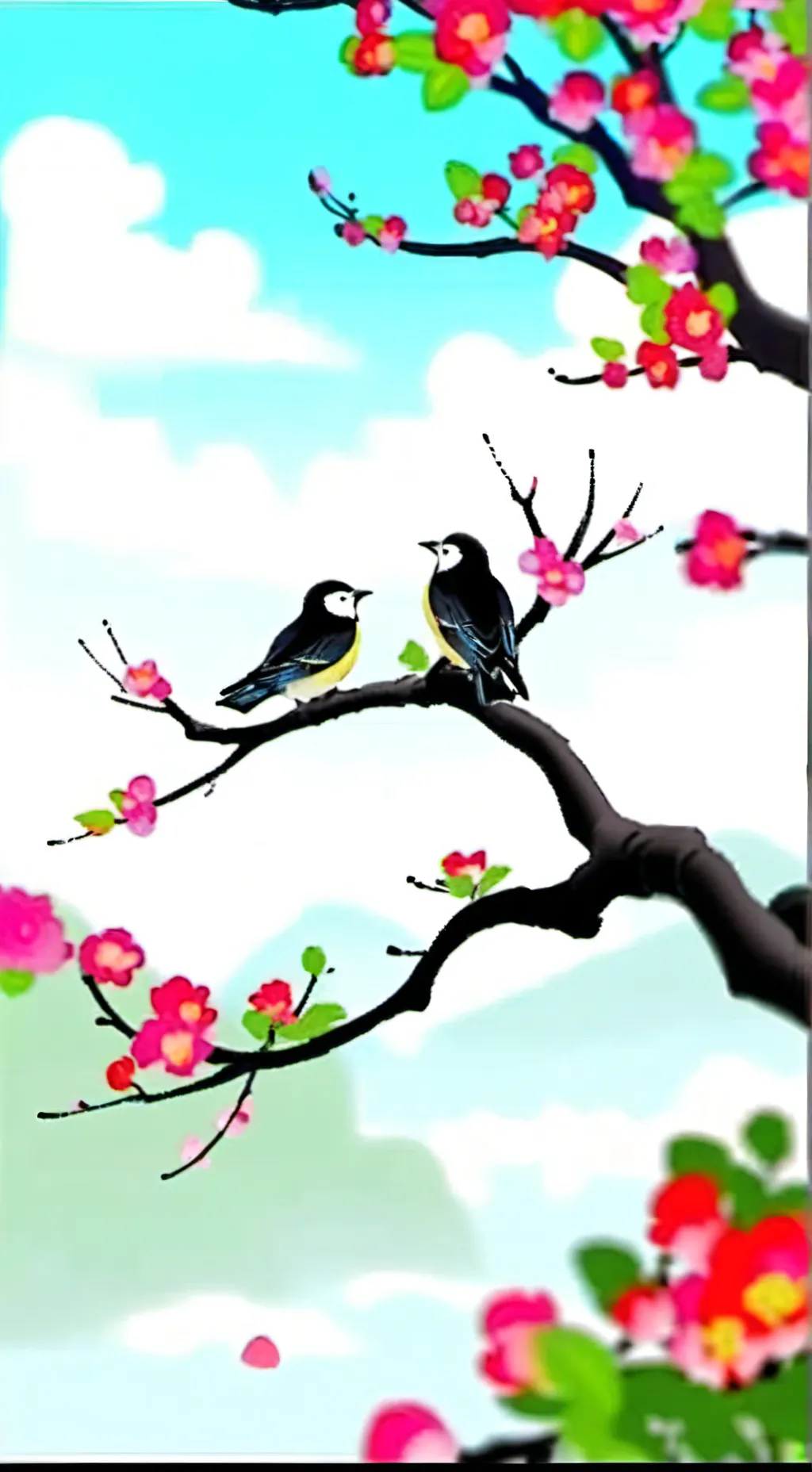 ai character: dandys world idk background