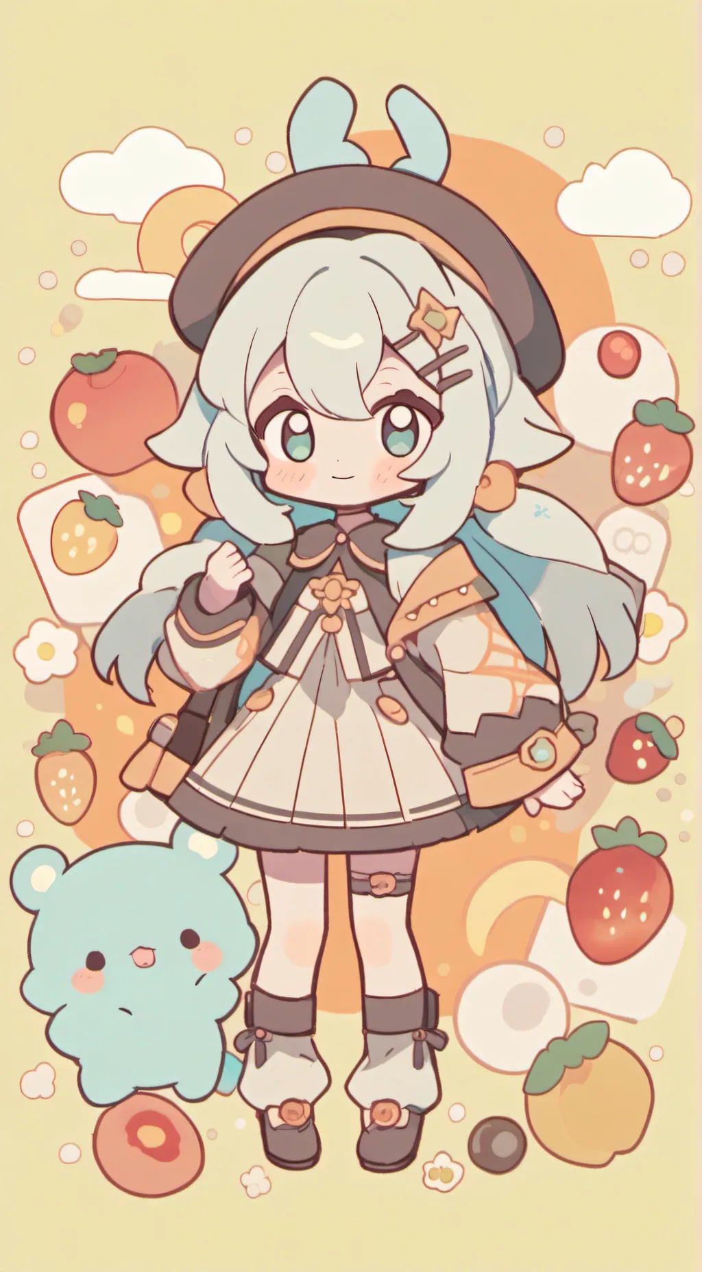 ai character: $niña pobre$xd background