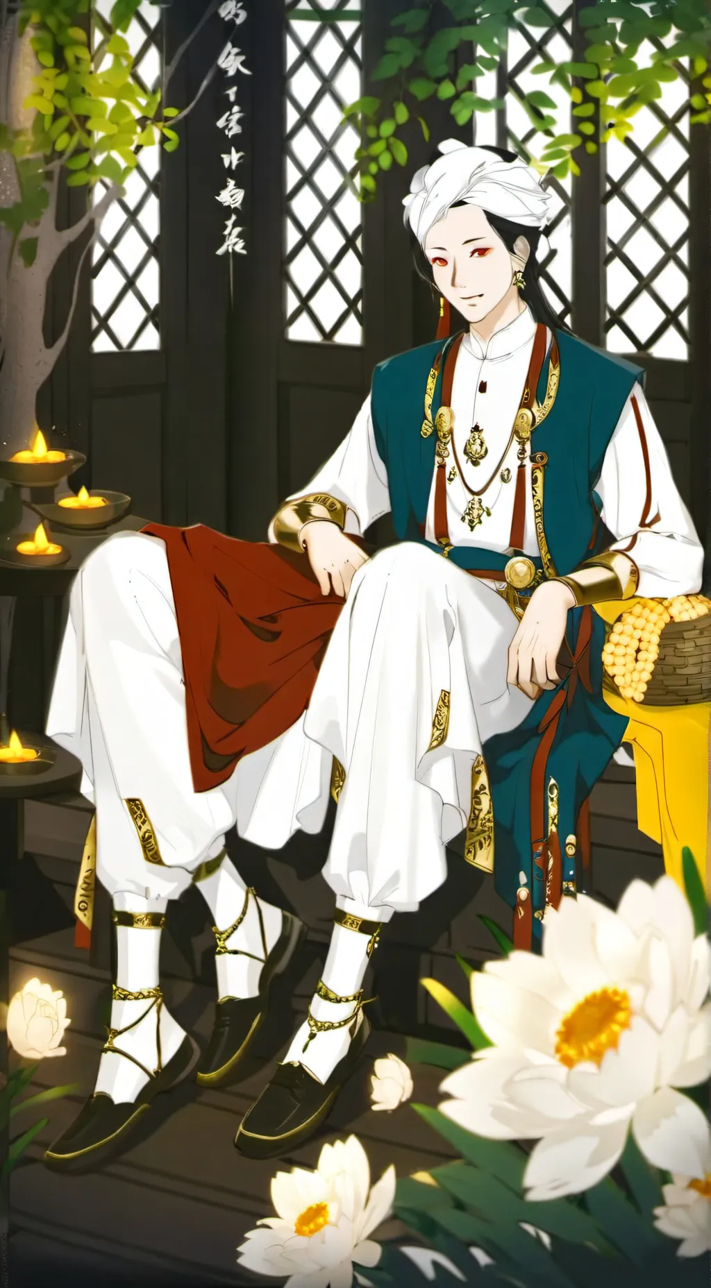 ai character: thailand alphabet! background