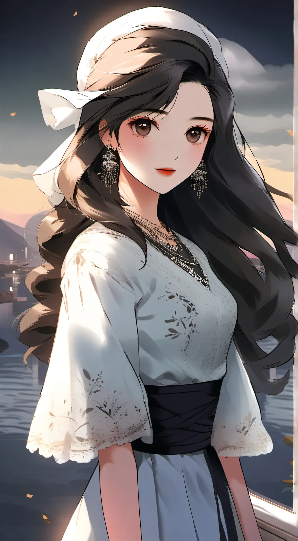 ai character: Liz🇲🇽 background