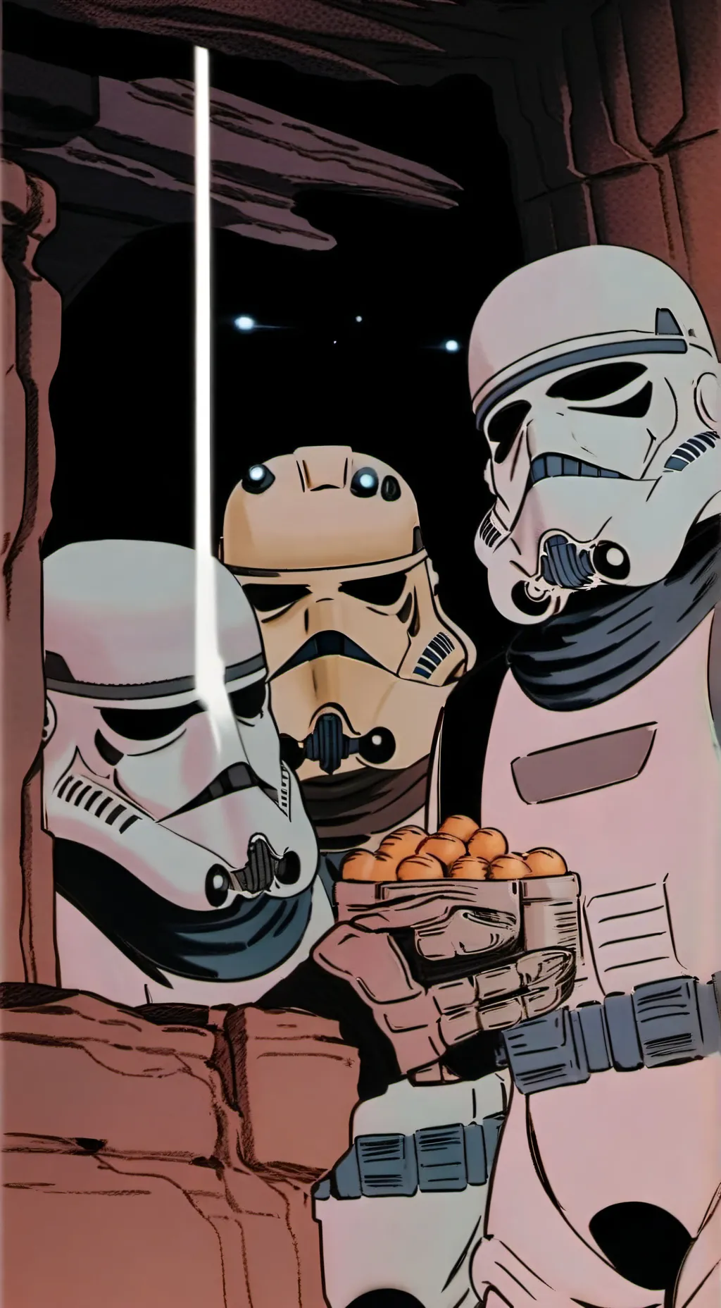 ai character: a clones rise background