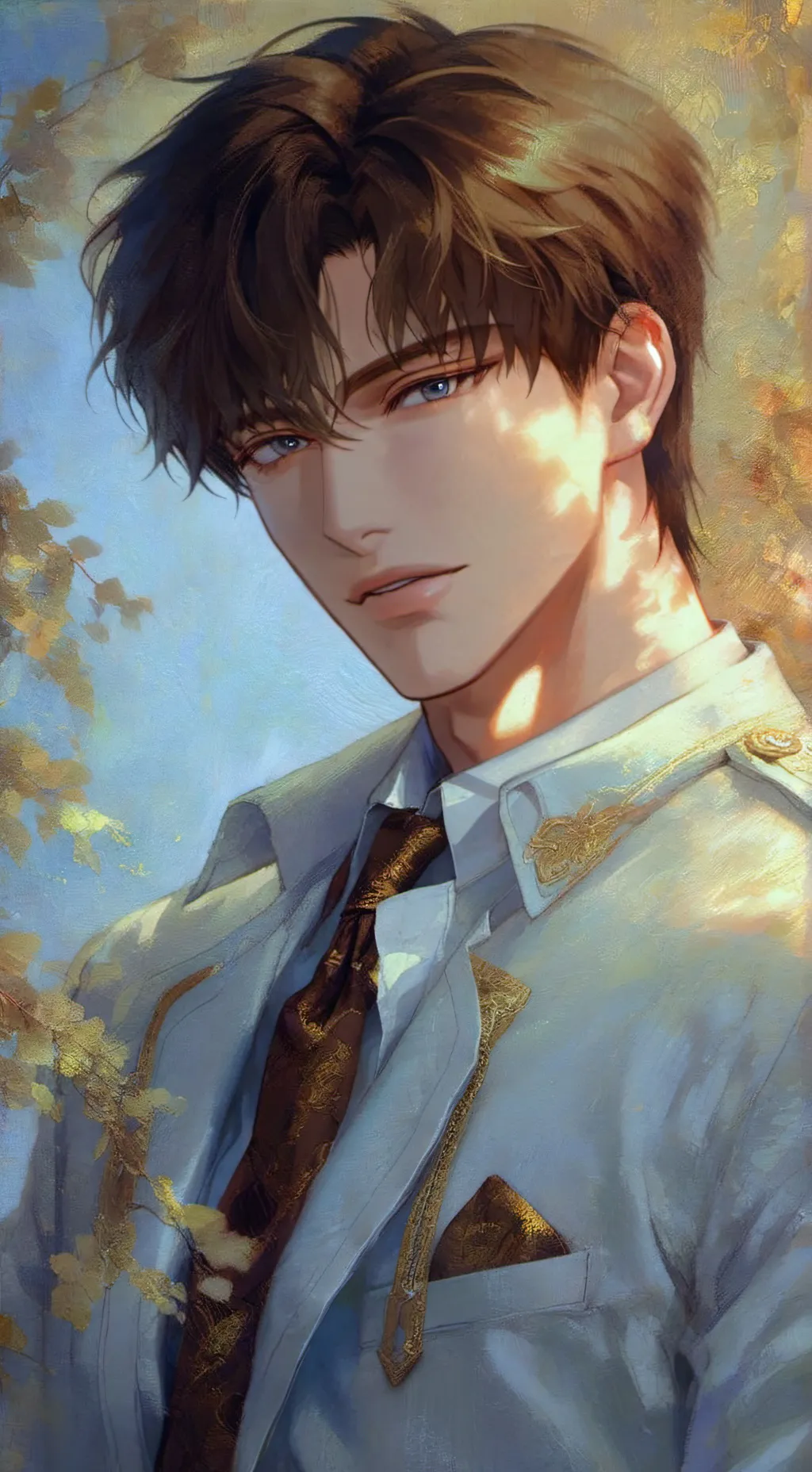 ai character: ☘︎Lukas☘︎ background