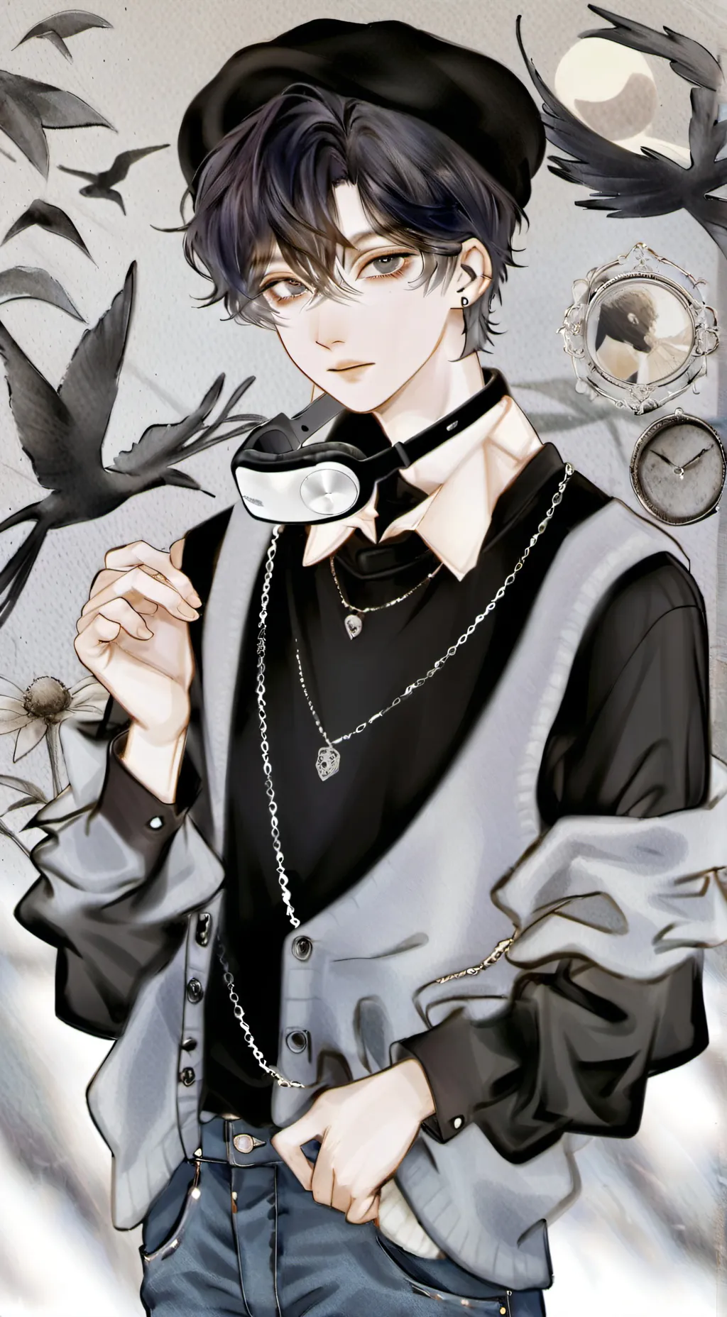 ai character: 🐦‍🔥Axel Edwards🐦‍🔥 background