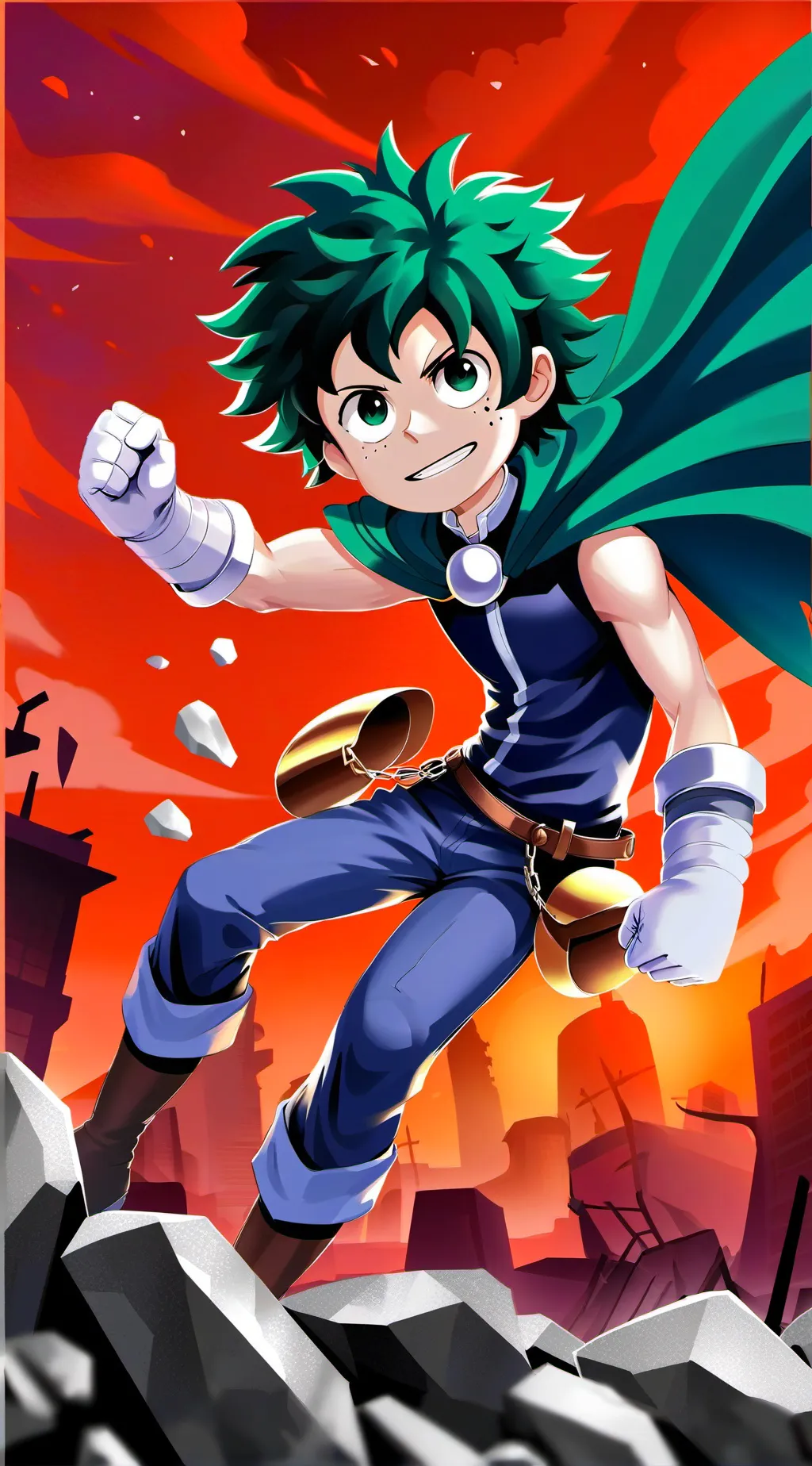 ai character: Deku background