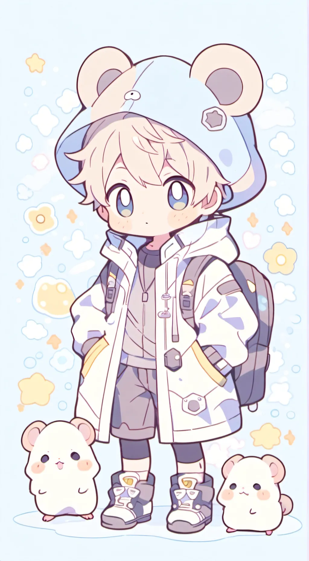 ai character: Хамиби background