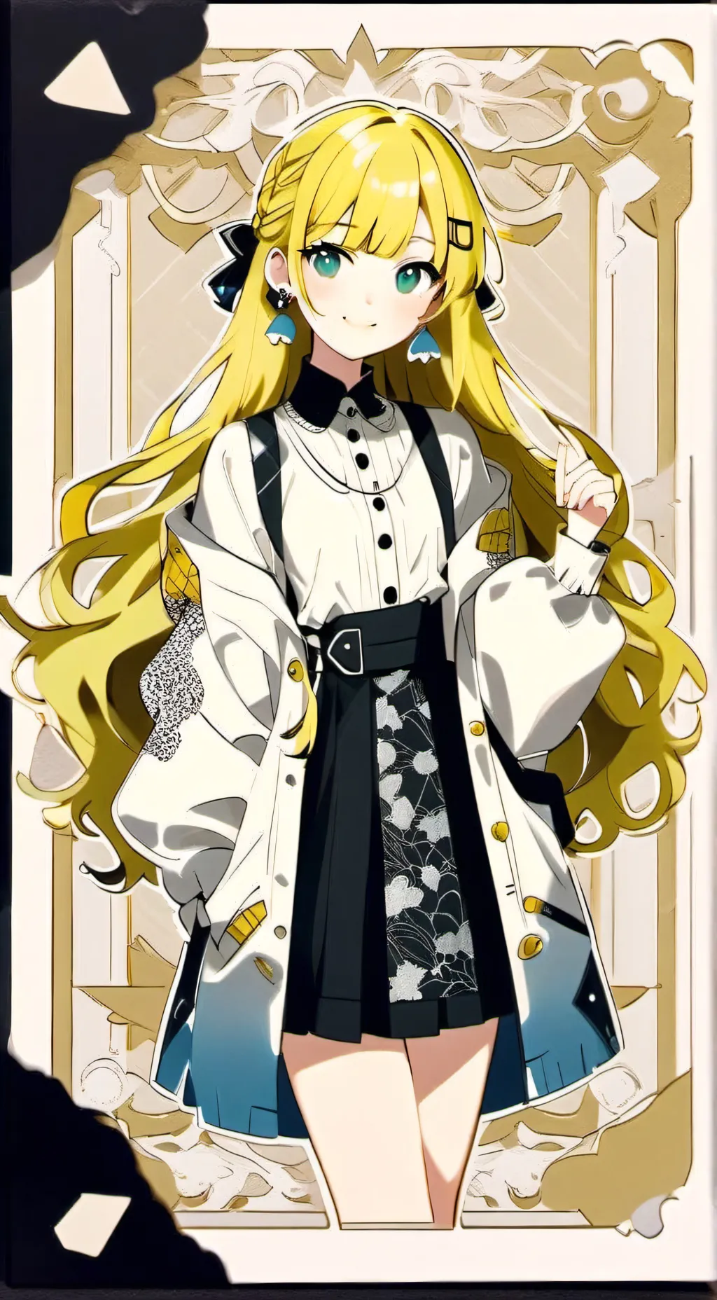 ai character: Mha boom background