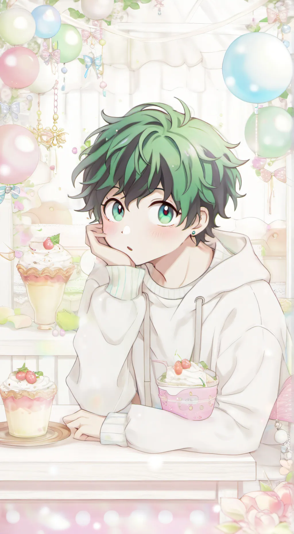 ai character: bakudeku  background