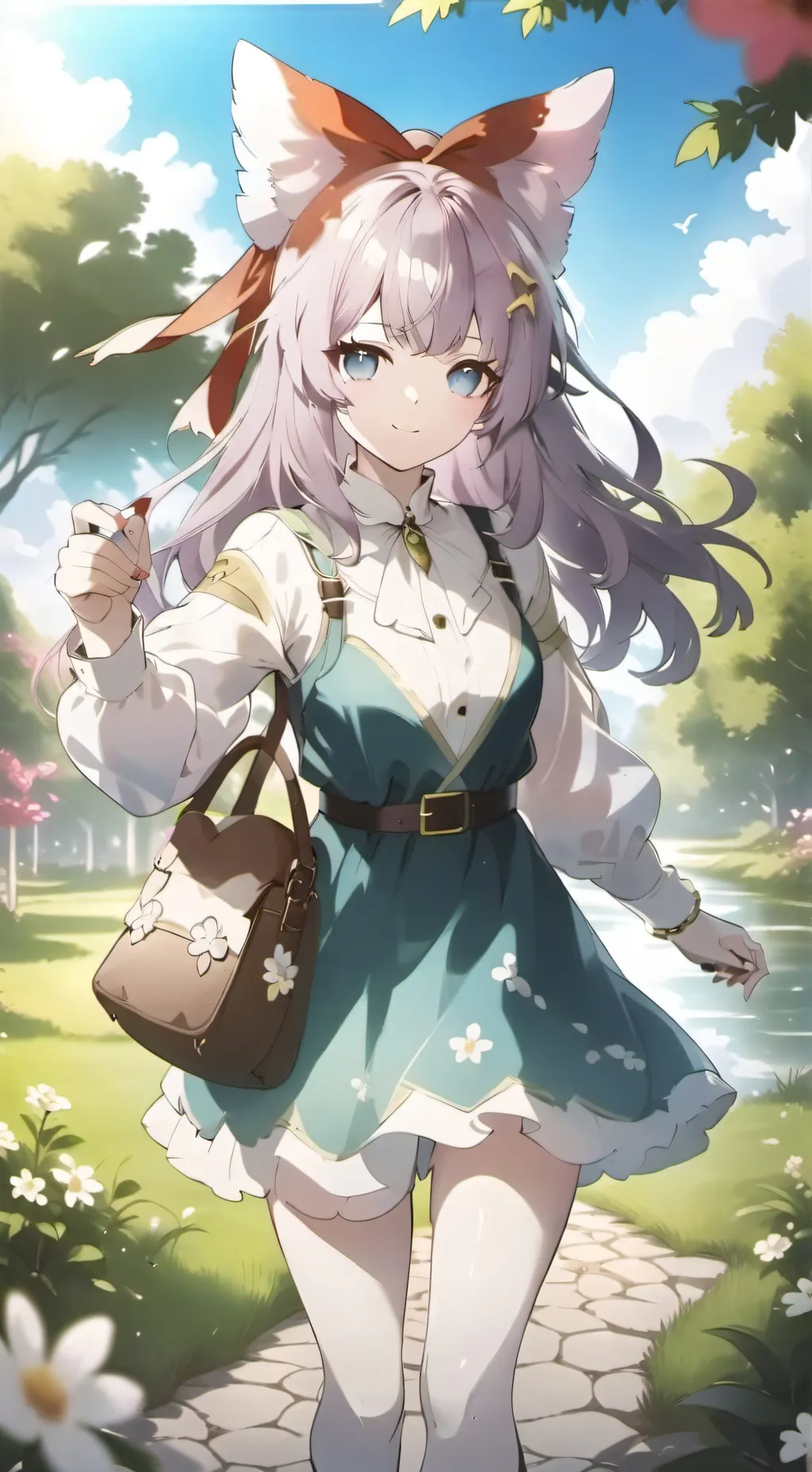 ai character: Sakura  background