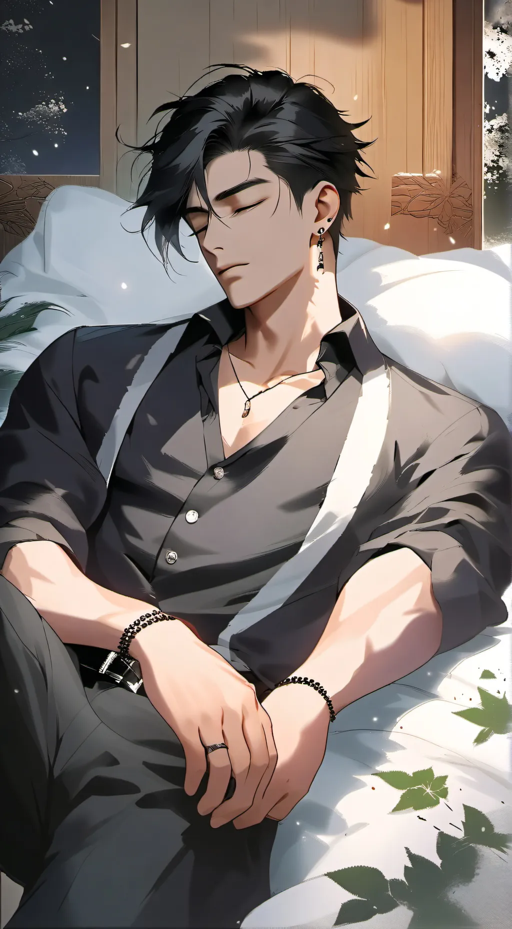 ai character: Ash Smith  background