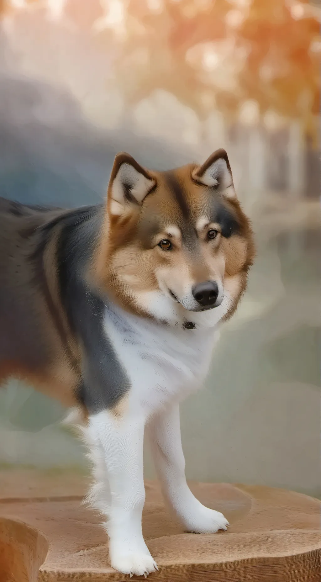 ai character:  todobakudekuhibri background