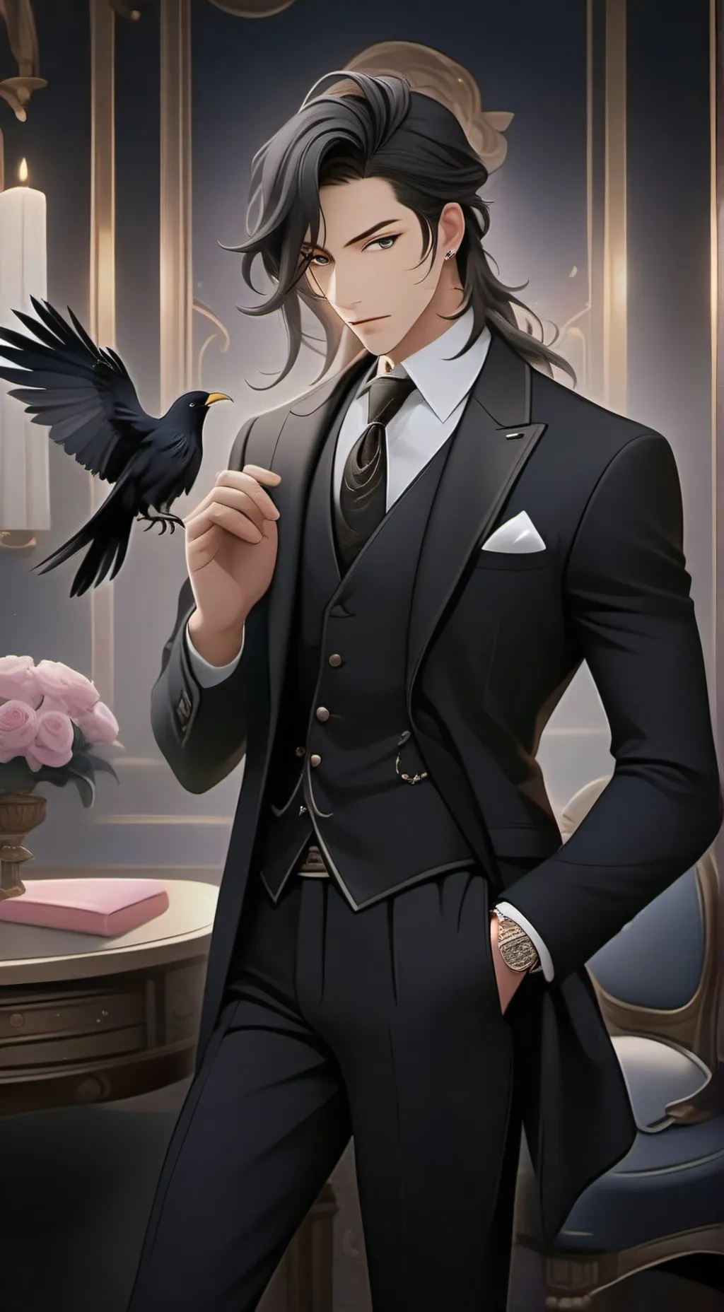 ai character: Liam background