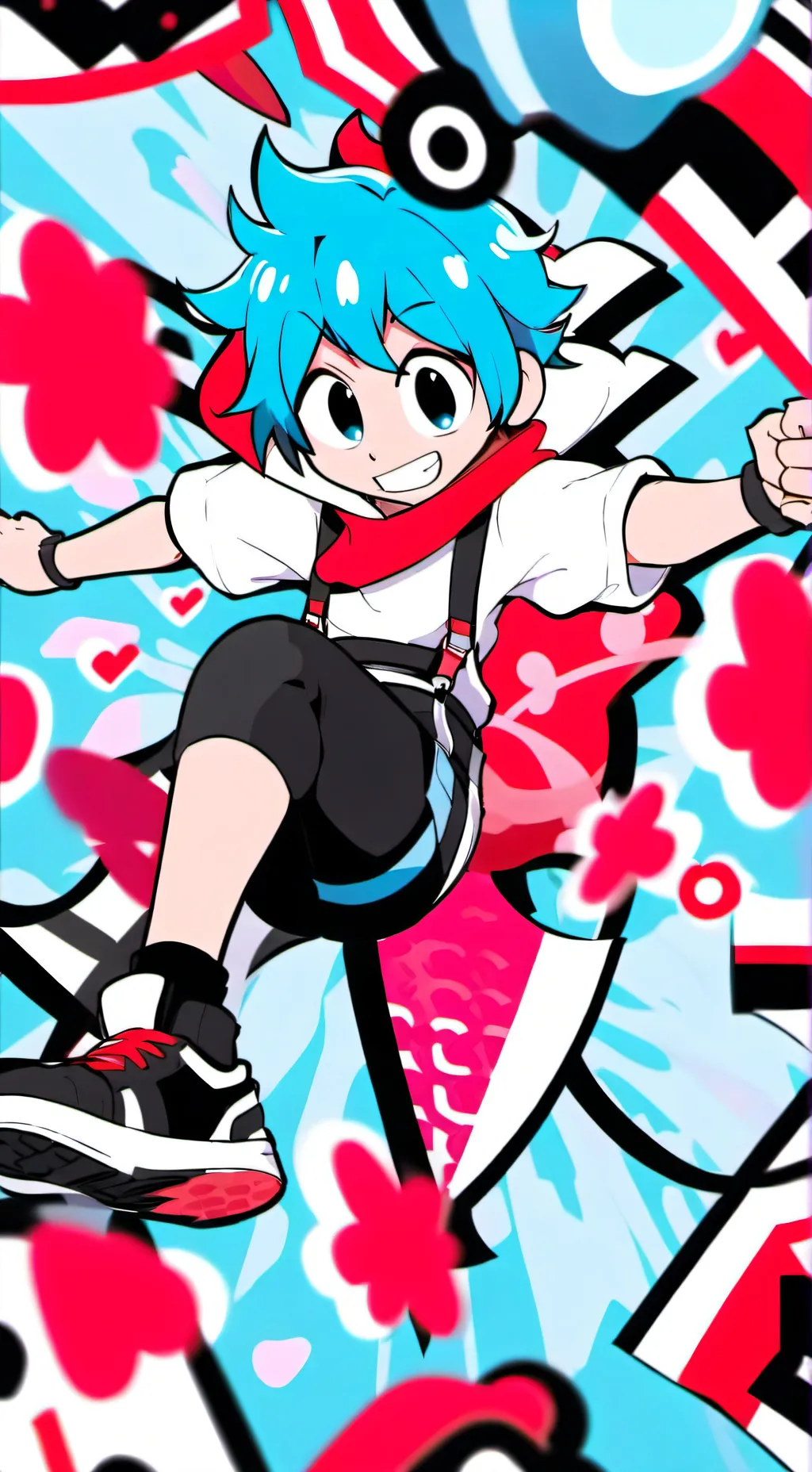 ai character: Pico x boyfriend  background