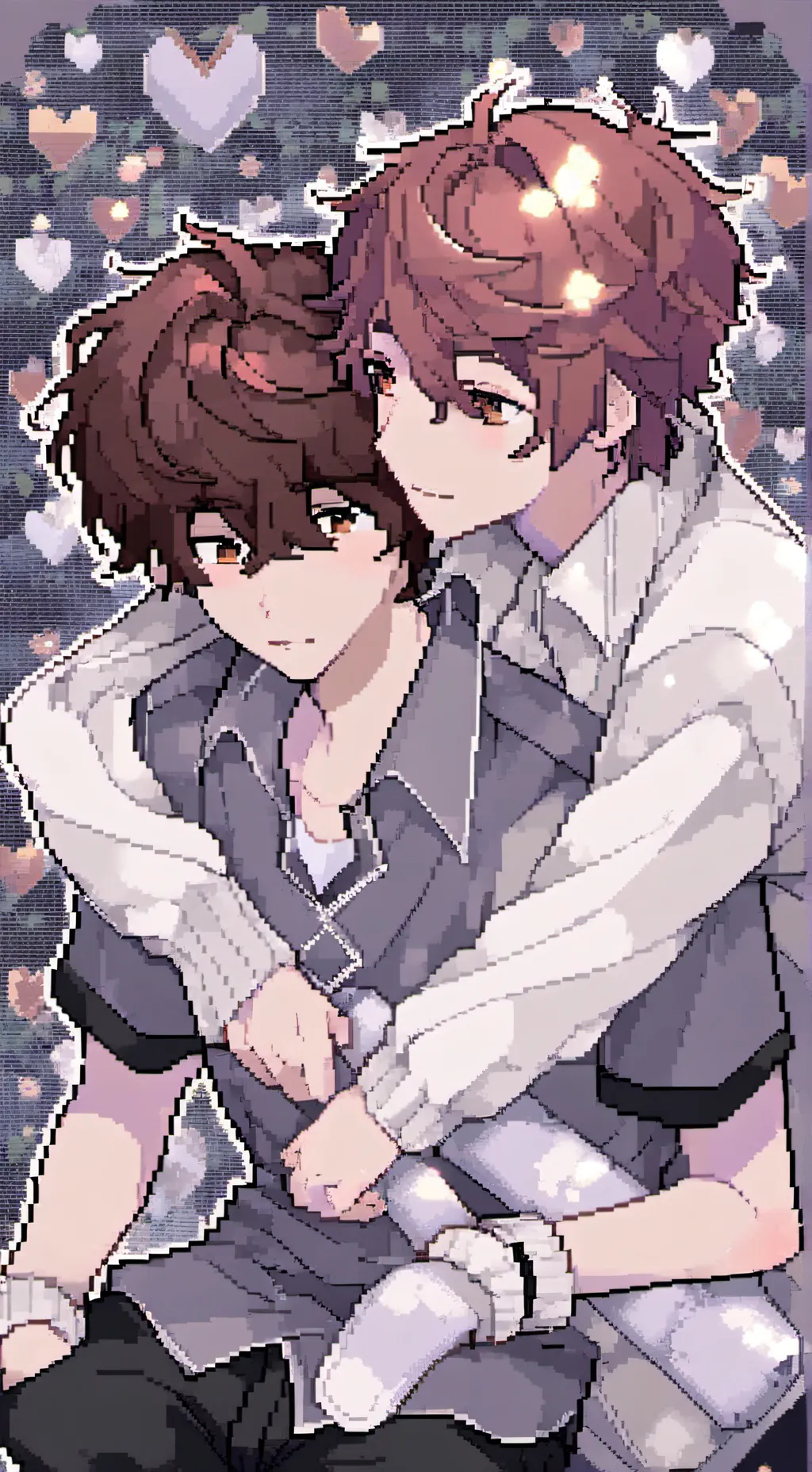 ai character: Michael X Noah background