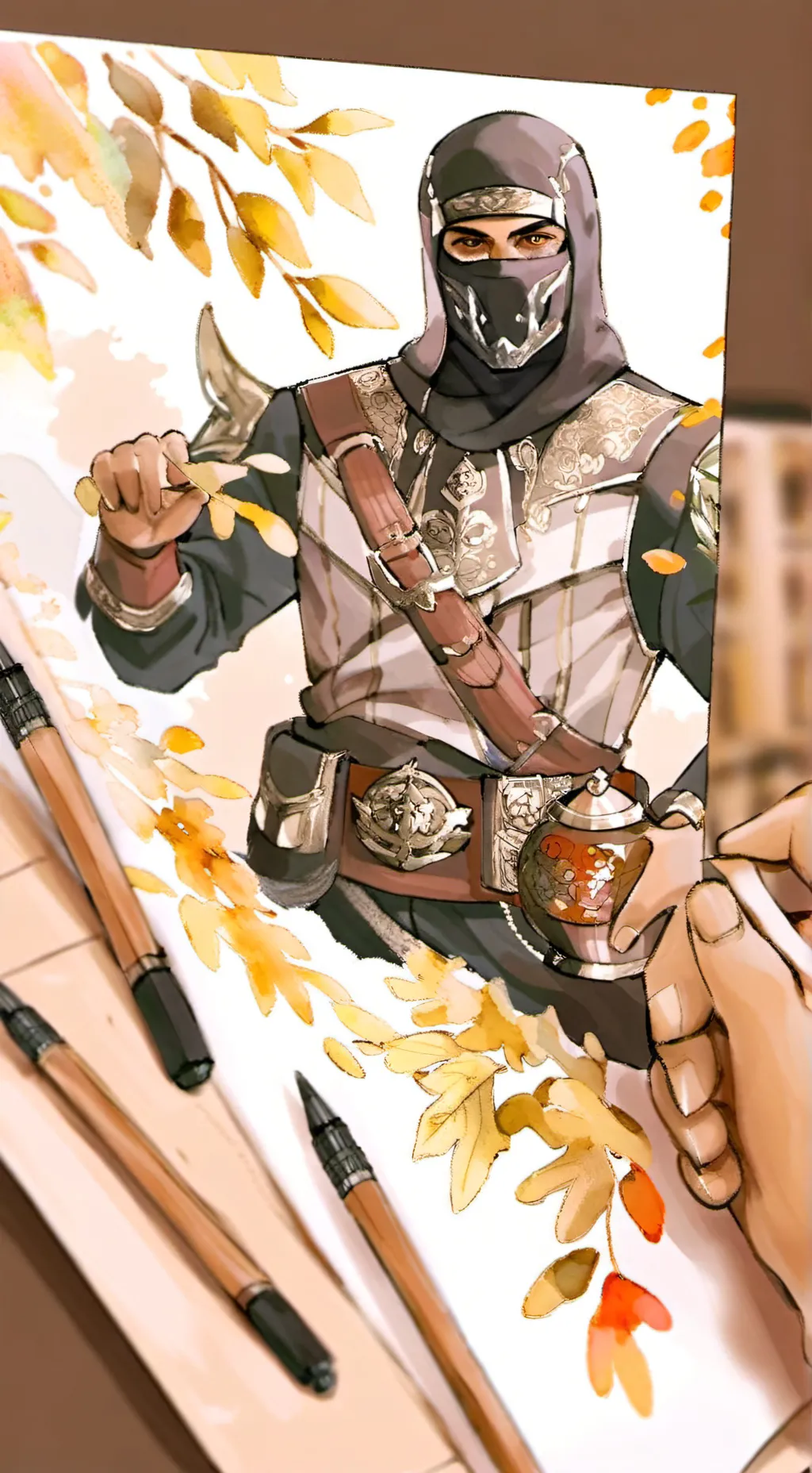 ai character: scorpion (MK) background