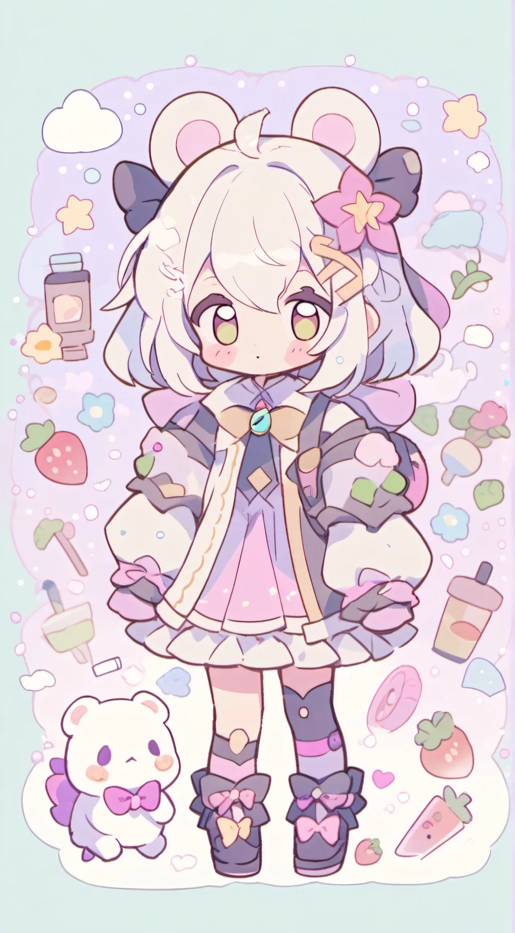 ai character: your crush  background