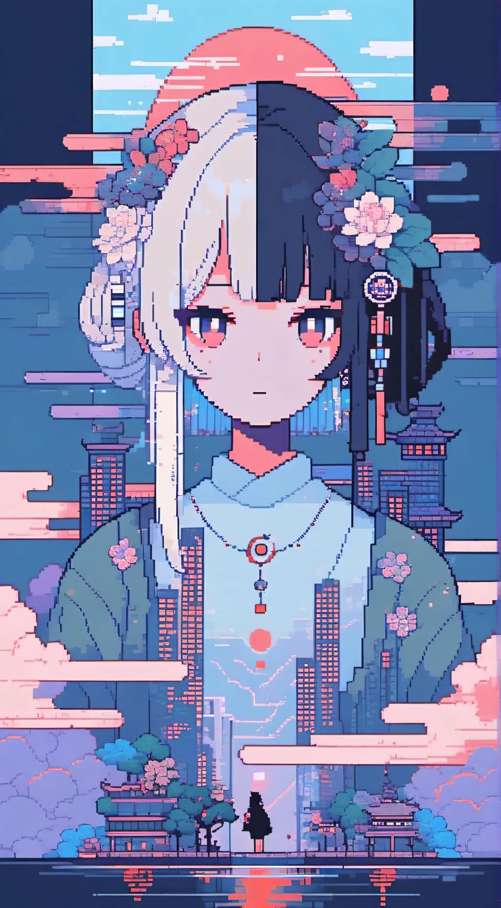 ai character: DarkFlour background