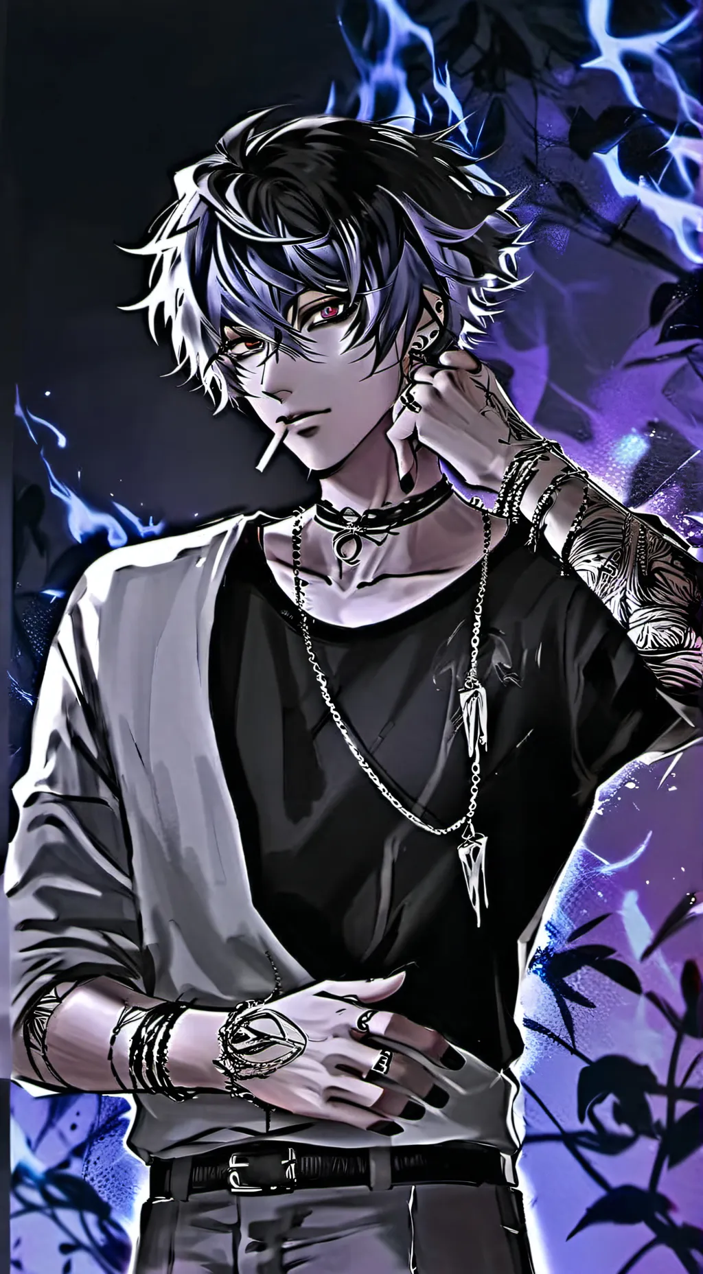 ai character: Kaito  background